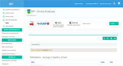 Desktop Screenshot of bip.krokowa.pl