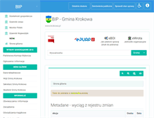 Tablet Screenshot of bip.krokowa.pl